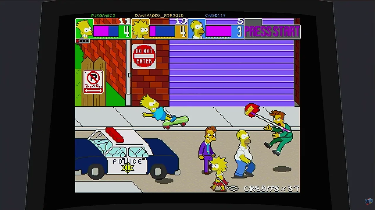 Captura de The Simpsons Game